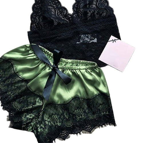 Load image into Gallery viewer, Lace Satin Sleepwear Set - KB General Store
