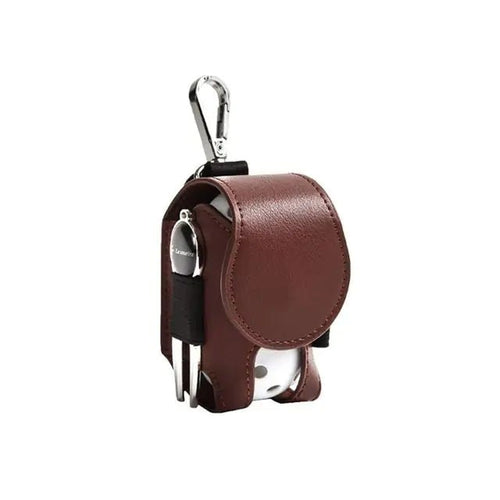 Cargue la imagen en el visor de la galería, Mini Leather Golf Ball Pouch - KB General Store
