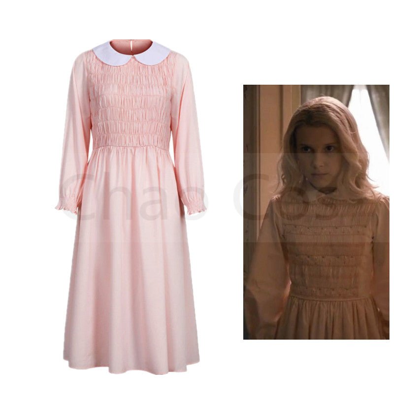 Movie Stranger Things Eleven Cosplay Costumes - KB General Store