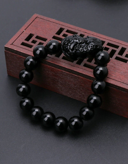 Cargue la imagen en el visor de la galería, Obsidian Bracelet - KB General Store
