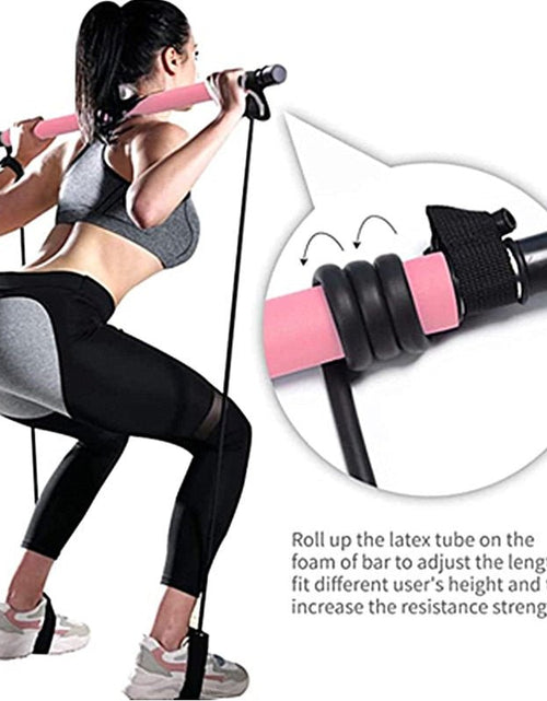 Load image into Gallery viewer, Portable Pilates Bar and Resistance Band - KB General Store
