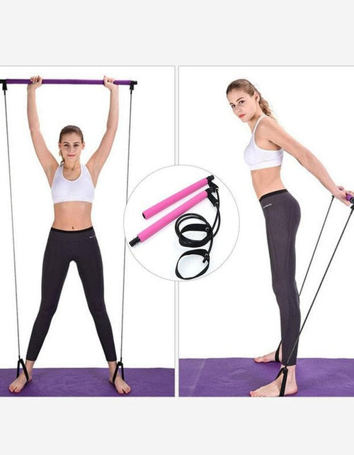 Load image into Gallery viewer, Portable Pilates Bar and Resistance Band - KB General Store
