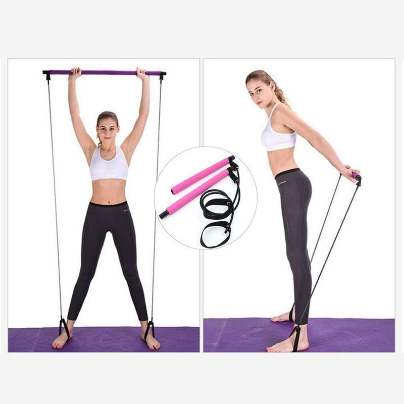 Portable Pilates Bar and Resistance Band - KB General Store