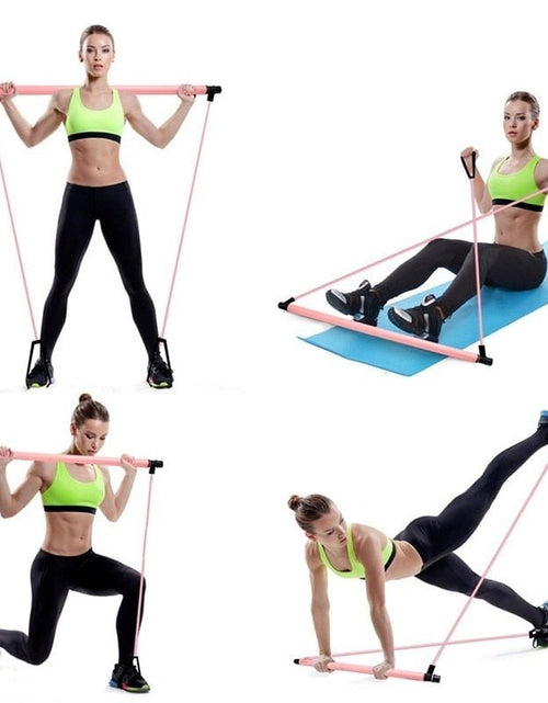 Load image into Gallery viewer, Portable Pilates Bar and Resistance Band - KB General Store
