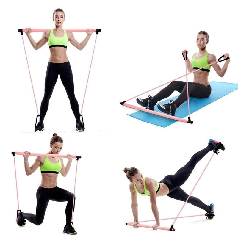 Portable Pilates Bar and Resistance Band - KB General Store